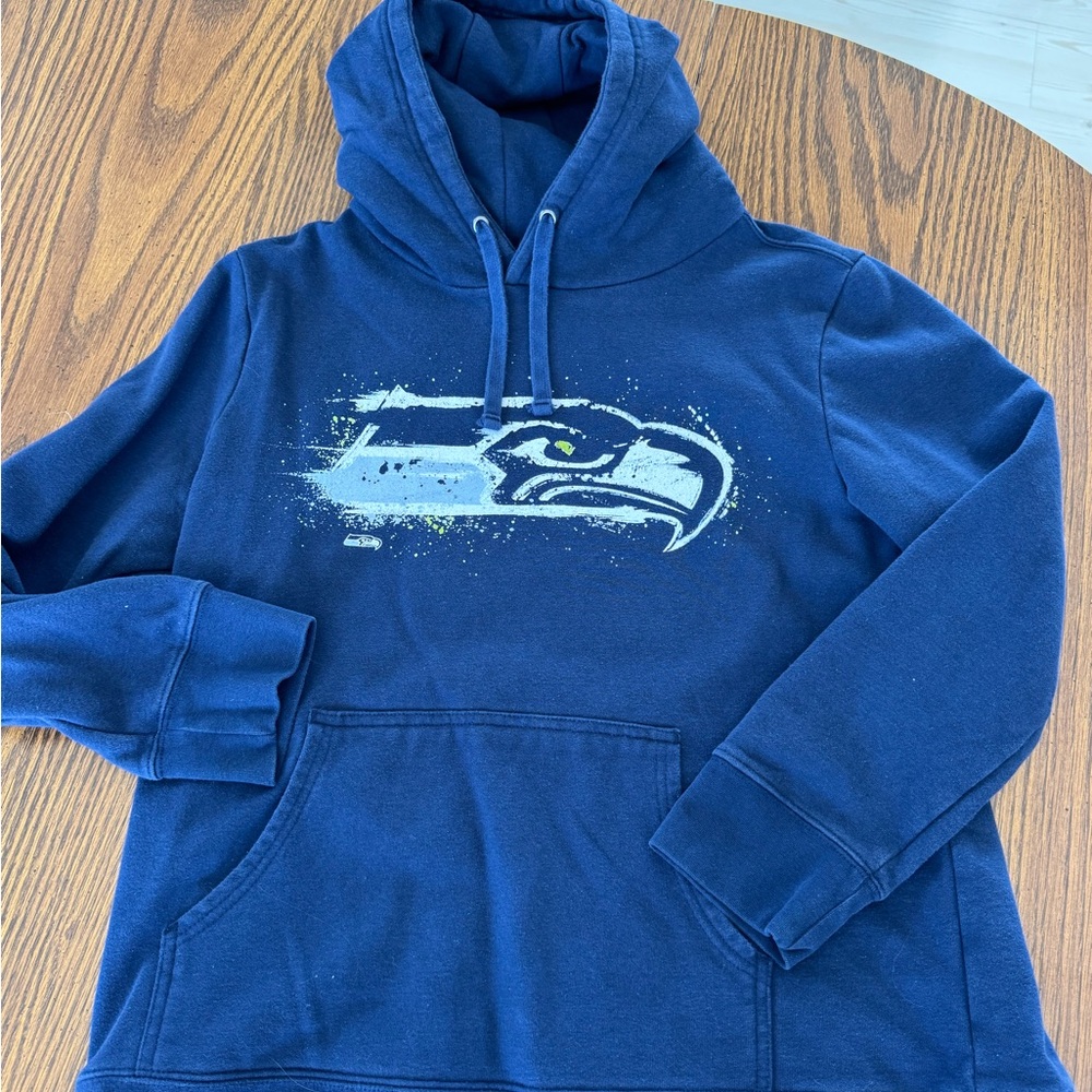 Seattle Seahawks Navy Blue Hoodie